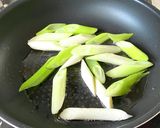 茄子と白ネギの味噌マヨ炒め作り方4写真