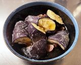 ビールに合う冷凍ナスとベーコンの煮浸し風作り方2写真