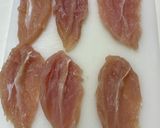 鶏ささみのしそチーズ巻き揚げ作り方1写真