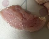 鶏胸肉で作る♡甘辛チキン♡作り方1写真