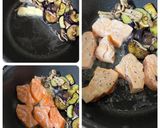 コストコ☆お刺身サーモンの和風醤油パスタ作り方3写真