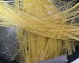 コストコ☆お刺身サーモンの和風醤油パスタ作り方5写真