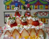 ひな祭りに♪ひな壇ケーキ♪作り方9写真