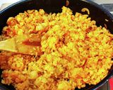 豚ばらコチュジャン炒め飯。作り方6写真