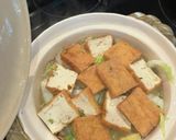 土鍋で白菜と揚げ豆腐のワン・ポット♪作り方3写真