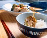 ごま味噌だれで煮込んだピーマンの肉詰め作り方11写真