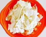 レンジで簡単1品！キャベツの生姜昆布和え作り方1写真