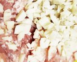 お年寄り絶賛シリーズ☆ニラ茎☆豚ひき肉☆作り方1写真