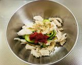 ズッキーニとささみの梅肉和え♡作り方2写真