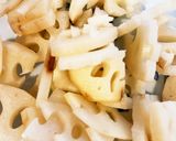 蓮根・キクラゲ・糸こんにゃくのきんぴら風作り方1写真