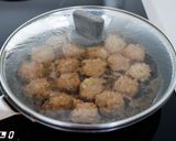 肉団子となすの煮浸し。甘辛味が染みる♪作り方5写真
