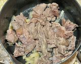 牛すじ肉と結びしらたきの味噌煮作り方4写真