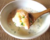 とうもろこし牛乳釜飯餅の冷雑煮作り方8写真