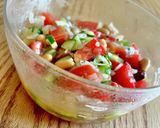 食感楽しい♫トマトときゅうりと豆のマリネ作り方1写真