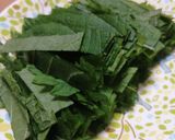 ☆極上☆青じそのだし巻き卵作り方1写真