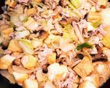 簡単!きゃべつと厚揚げの豚肉味噌炒め作り方11写真