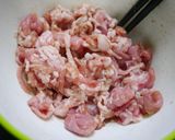 レンジで簡単！豚こまブロッコリーの旨煮作り方1写真