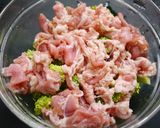 レンジで簡単！豚こまブロッコリーの旨煮作り方2写真