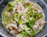 レンジで簡単！豚こまブロッコリーの旨煮作り方4写真