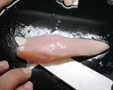 レンジで簡単！ささみのバター醤油和え作り方1写真