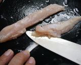 簡単！ささみの筋の取り方(下処理)作り方2写真