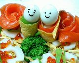 可愛い！チラシ寿司☆おひな祭りにどうぞ☆作り方4写真