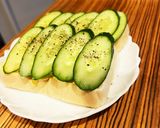 きゅうりのオープンサンド 歯応え最高!作り方3写真
