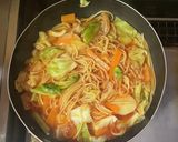 超簡単☆ラー油ナポリタン♪♪作り方7写真