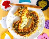 おせちも良けど干支お好み焼き巳年2025作り方4写真