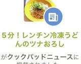 5分！レンチン冷凍うどんのツナおろし作り方11写真