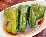 簡単おかず☆丸ごとピーマンのレンチン浸し作り方4写真