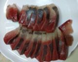 【さかなの日】ブリの刺身のユッケ風味作り方1写真