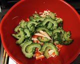 ゴーヤとカニかまの白和え作り方4写真