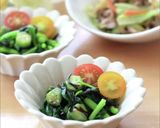 夏が旬！モロヘイヤと塩昆布のネバネバあえ作り方12写真