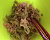 搾菜シーチキン和え作り方1写真