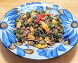 豚ひき肉とゴーヤと卵のピリ辛炒め作り方8写真