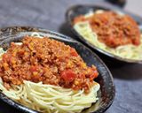 簡単！！ミートソースパスタ！作り方5写真