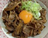 ちゃちゃっと！きのこ入り牛丼♪作り方3写真