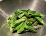 Okra Shio Kombu作り方4写真
