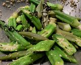 Okra Shio Kombu作り方5写真