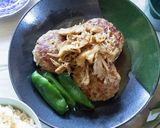 きのこソースで腸活!ハンバーグ作り方11写真