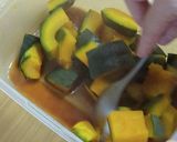 レンジで簡単【かぼちゃのごままみれ】作り方5写真