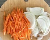 【野菜のカレーソテー】人参1本ペロリ!作り方1写真