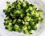 ゴーヤ、豚ひき、大豆ミートの簡単そぼろ丼作り方1写真