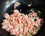 ゴーヤ、豚ひき、大豆ミートの簡単そぼろ丼作り方2写真