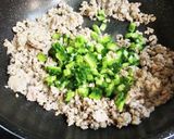 ゴーヤ、豚ひき、大豆ミートの簡単そぼろ丼作り方3写真