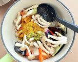 柚子胡椒香るヴィーガングリーンカレー作り方4写真