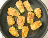 ピーマンのコーン肉詰め作り方5写真
