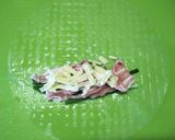 ライスペーパー★豚ニラカリカリ揚げ★弁当作り方4写真