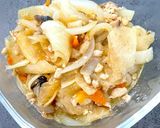 大根と鶏ひき肉炒め作り方4写真